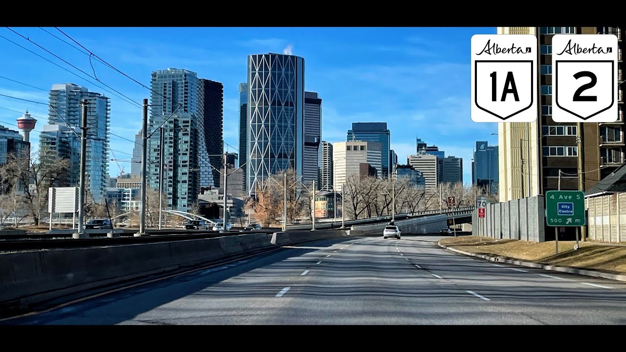 Calgary Freeway Tour - Deerfoot Trail, Memorial Dr, Crowchild Trail