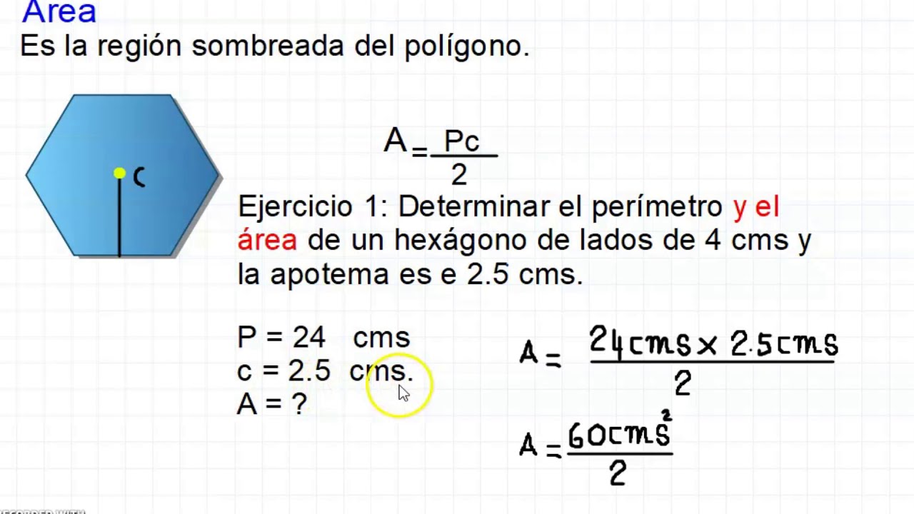 ¿CÓMO CALCULAR #PERÍMETRO Y #ÁREA DE LOS #POLÍGONOS REGULARES  FÁCILMENTE? PASO  A PASO 🔶🔷