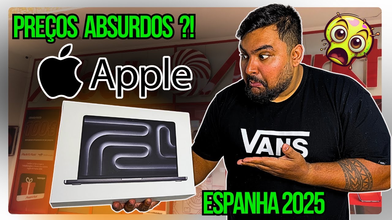 QUANTO custa na Espanha em 2025: iPhone, iPad, MacBook, BICICLETAS elétricas e mais...!