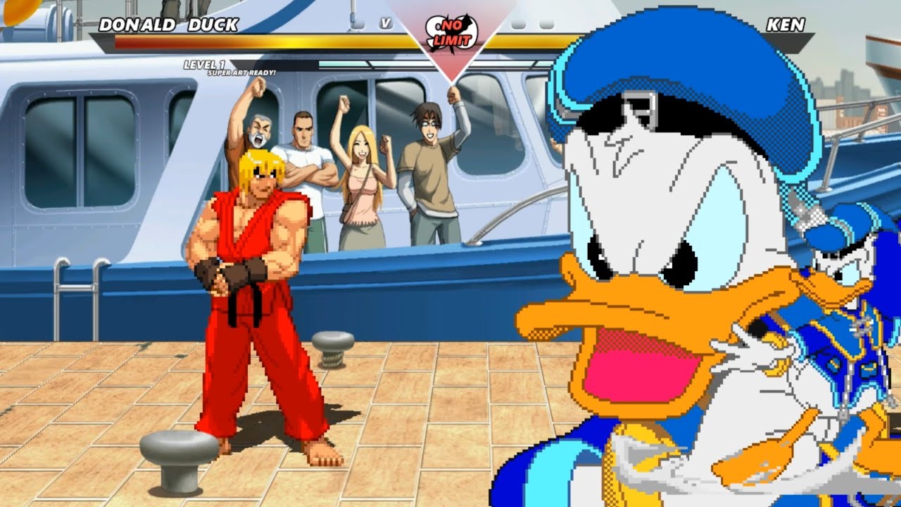 DONALD DUCK vs KEN   - The most epic fight ever made !
