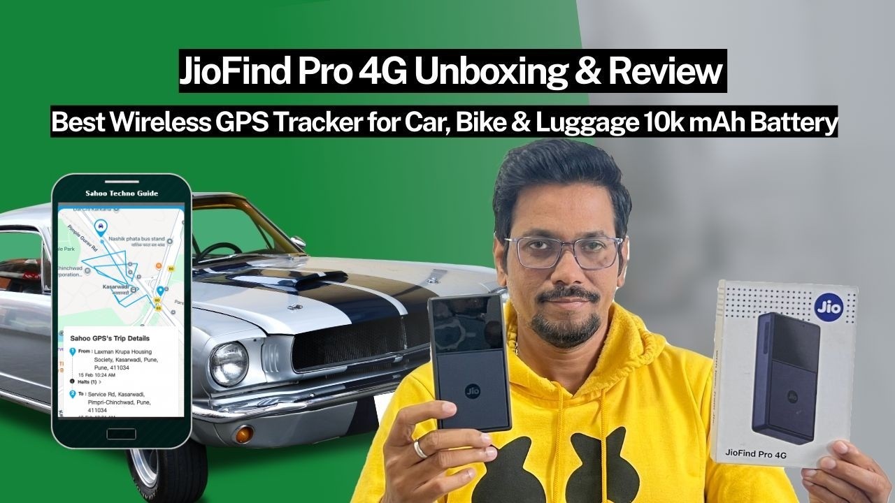 JioFind Pro 4G Unboxing & Review | Best Wireless GPS Tracker for Car, Bike & Luggage 10k mAh Battery