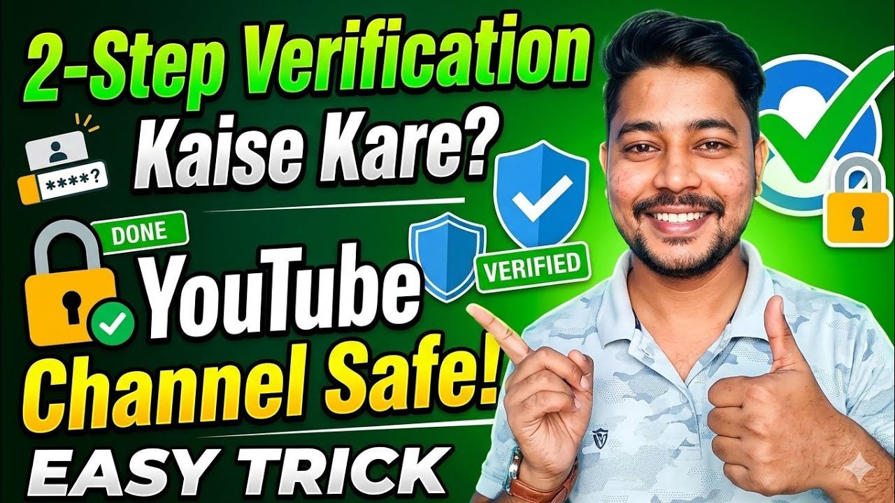 How to Enable 2-Step Verification on YouTube Channel (2026)