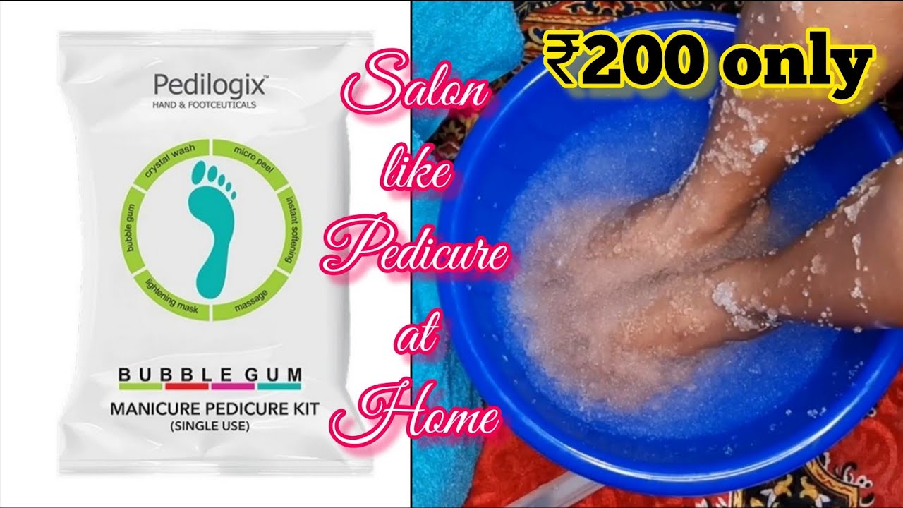 O3+ Pedilogix Bubblegum Manicure Pedicure Kit Review & Demo | Salon like Pedicure at Home