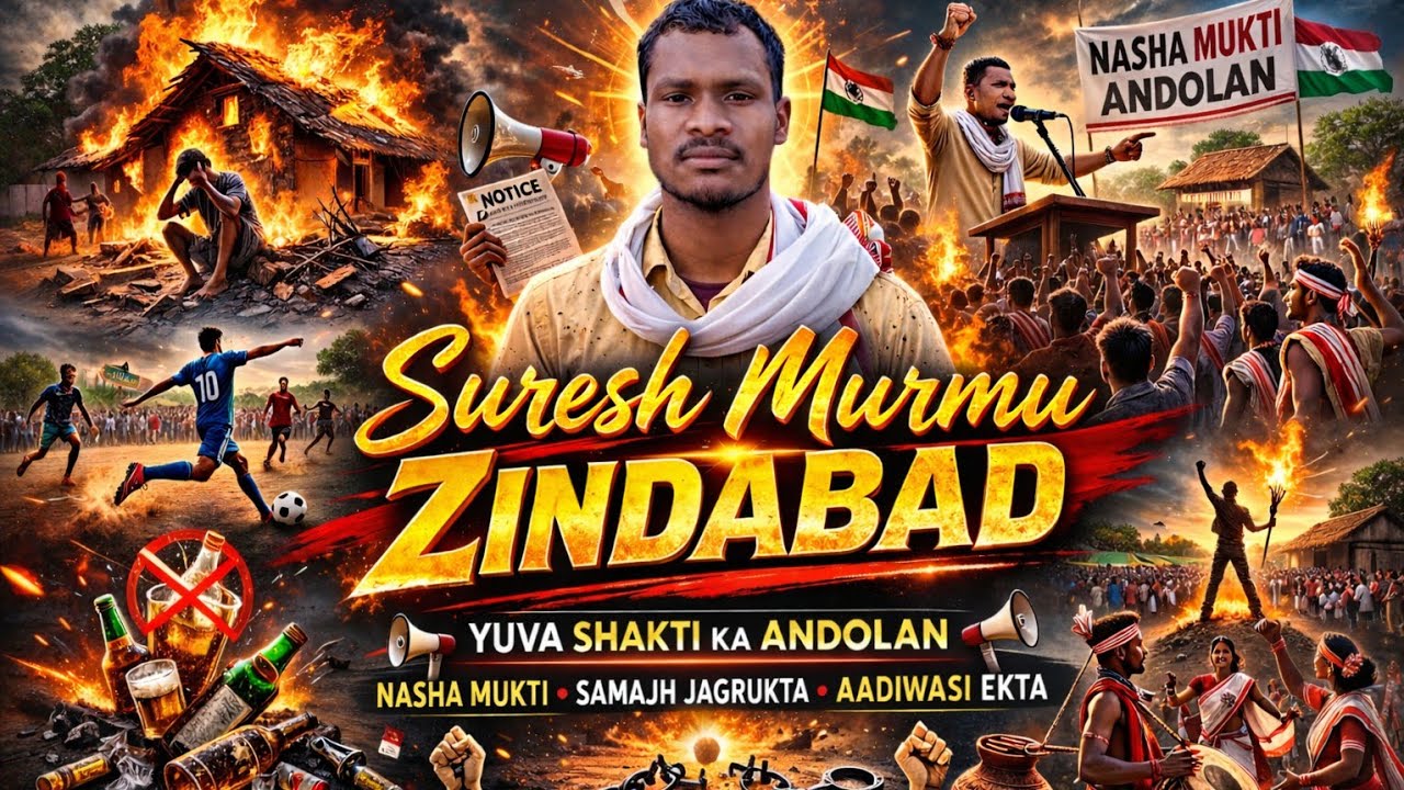 Suresh Murmu Rap Song // Bharat Dishom Aadivasi Sang #suresh #sureshmurmu #bharatdishom #rapmusic 
