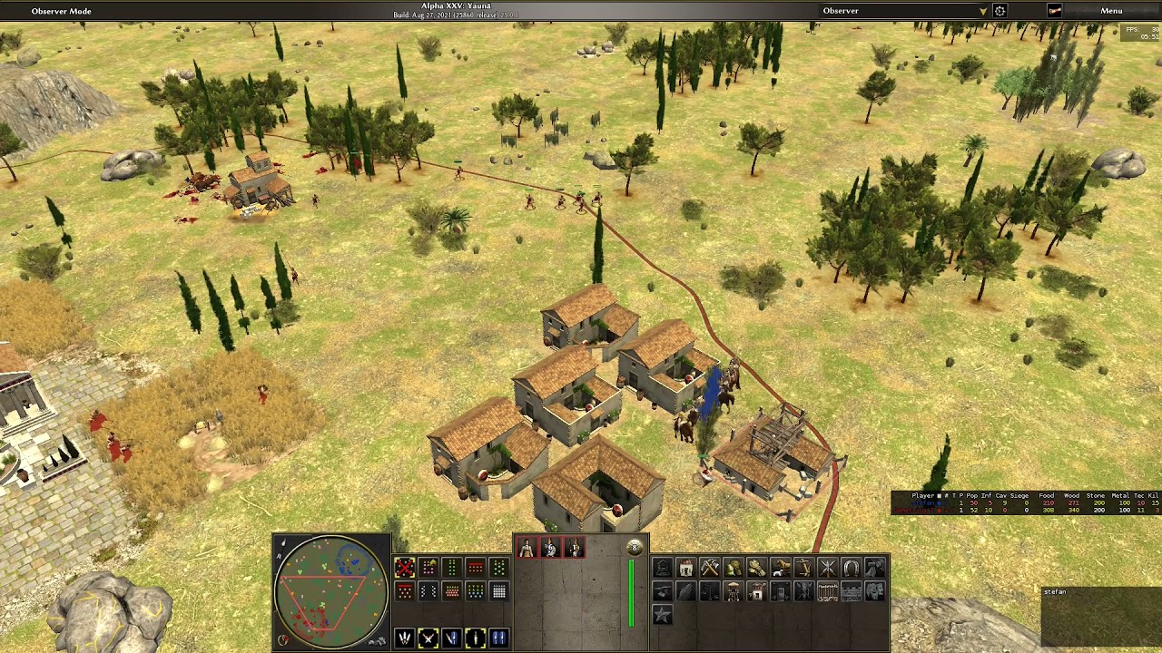 0AD: Res gestae mod playing against the hard AI