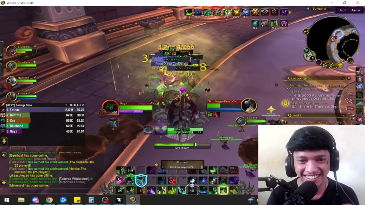 group party Farm ORB, 30k per hour || World of warcraft DRAGONFLIGHT