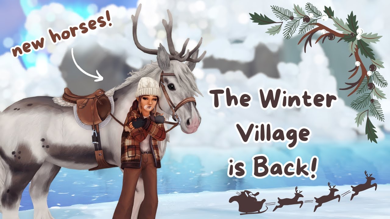 ЗИМНЯЯ ДЕРЕВНЯ ВЕРНУЛАСЬ! | Новые попоны для лошадей ~ Star Stable Online