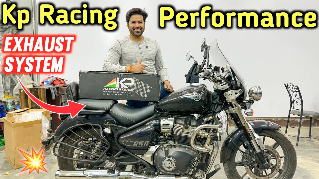 All New Kp Racing Performance exhaust system Kit For Super Meteor 650