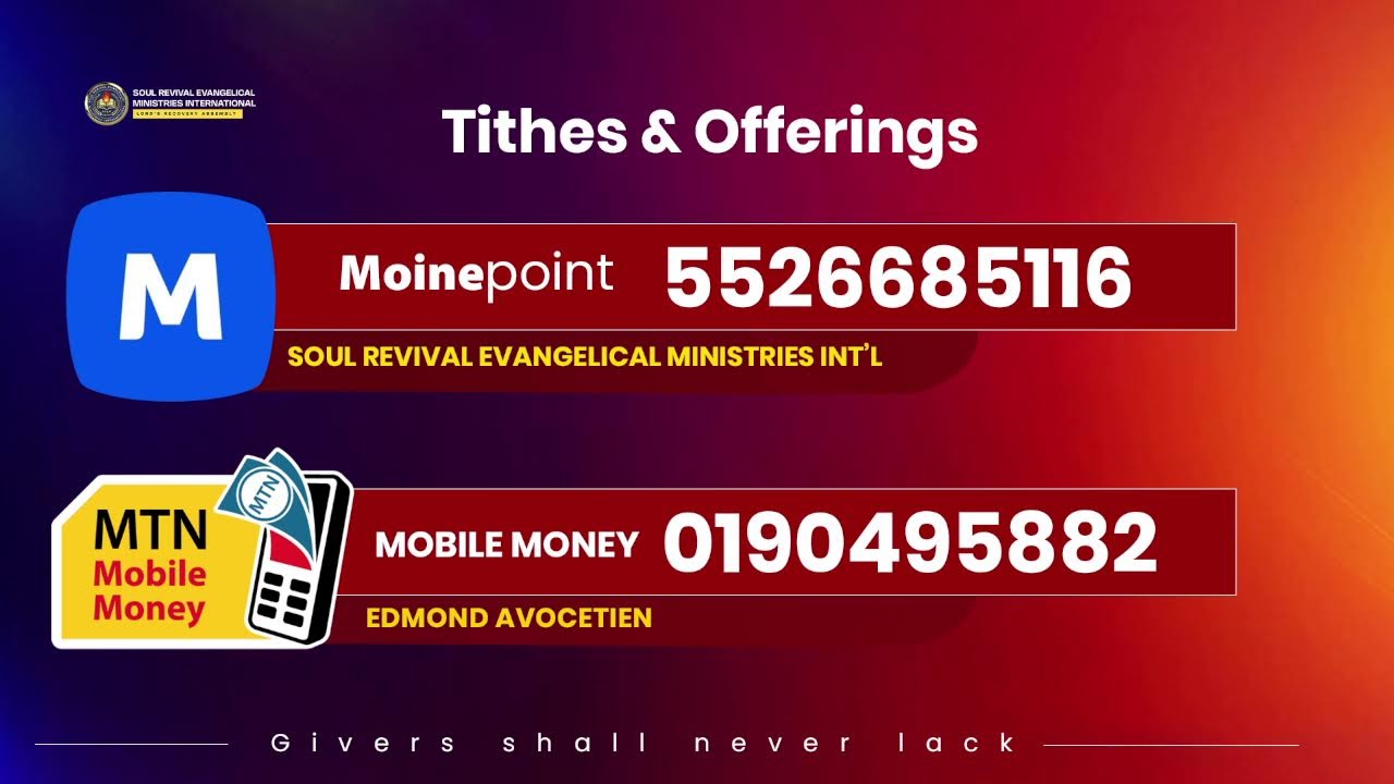 REVIVAL HOUR || SREM LAGOS || APOSTLE WHEPE BERNARD || 1/ 9/2026