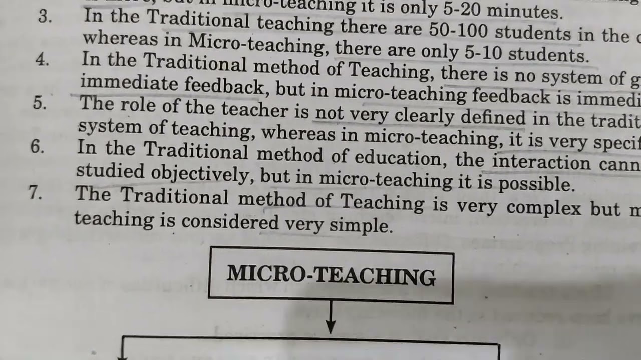 Micro-Teaching