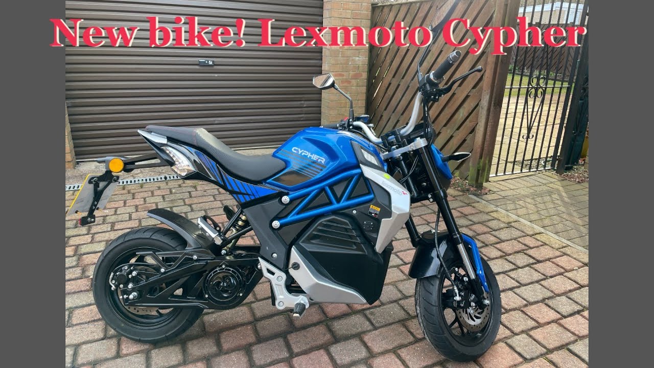 New bike! Lexmoto Cypher Review and ride 50cc electric bike
