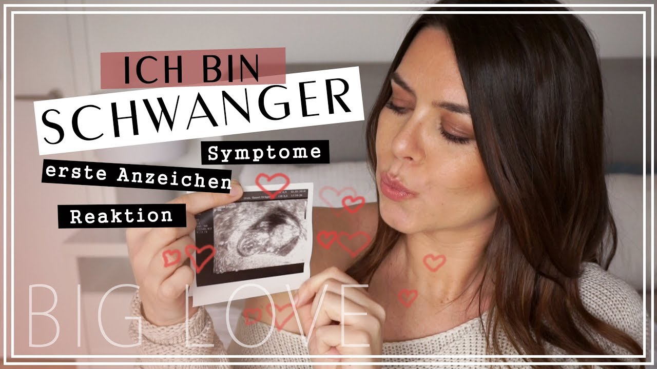 ICH BIN SCHWANGER - Erste Anzeichen - Reaktionen - erstes Trimester | JucePauline
