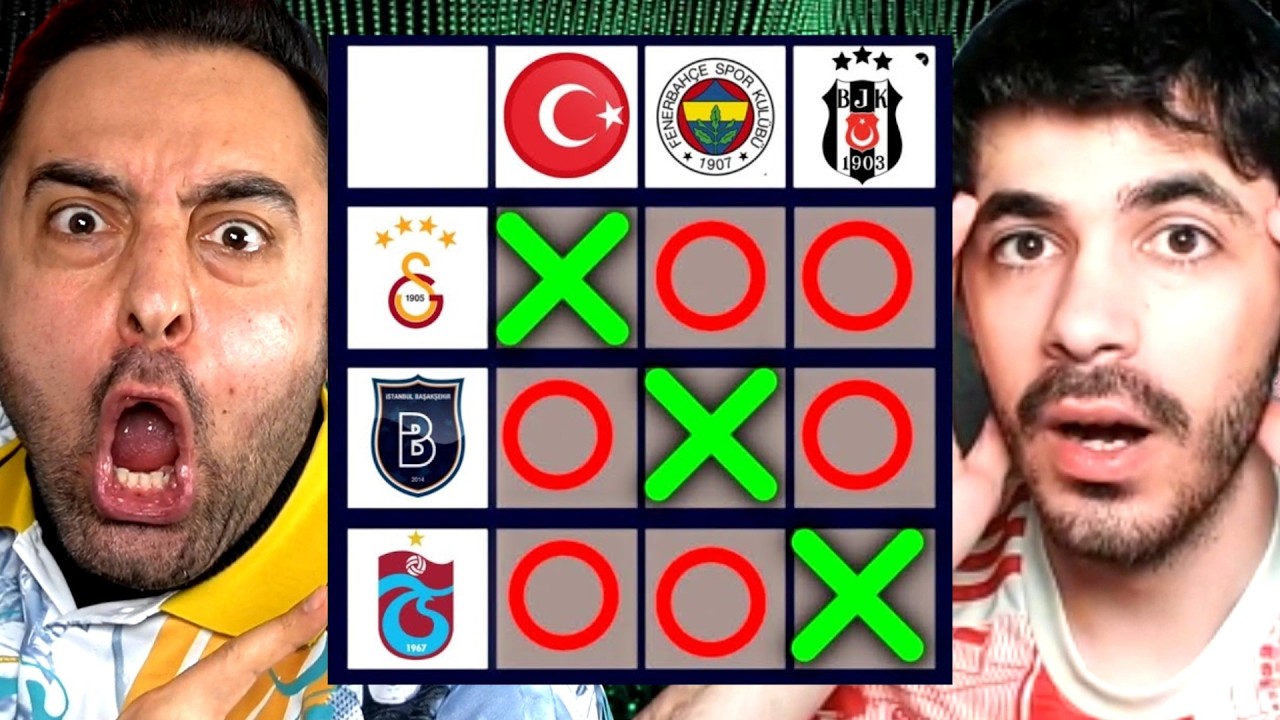 FUTBOL BULMACA TİC TAC TOE ! ÜMİDİ VS BATUU ! ÇILDIRDIM