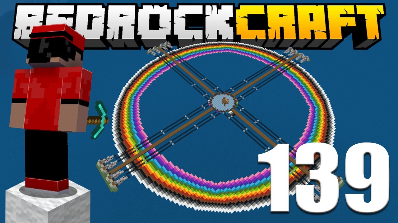 FARM GIGANTE de L&Atilde; INFINITA no Minecraft - Bedrock Craft #139