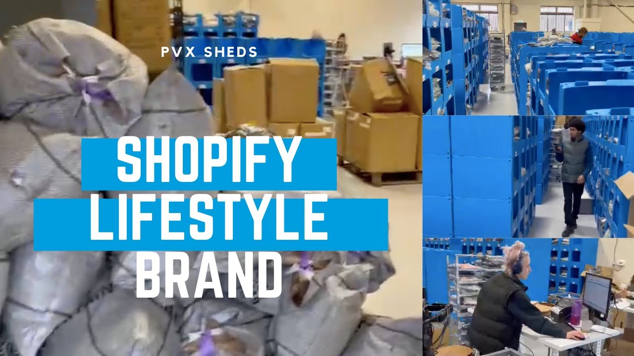 E-commerce warehouse walkthough @Adanola, active lifestyle brand