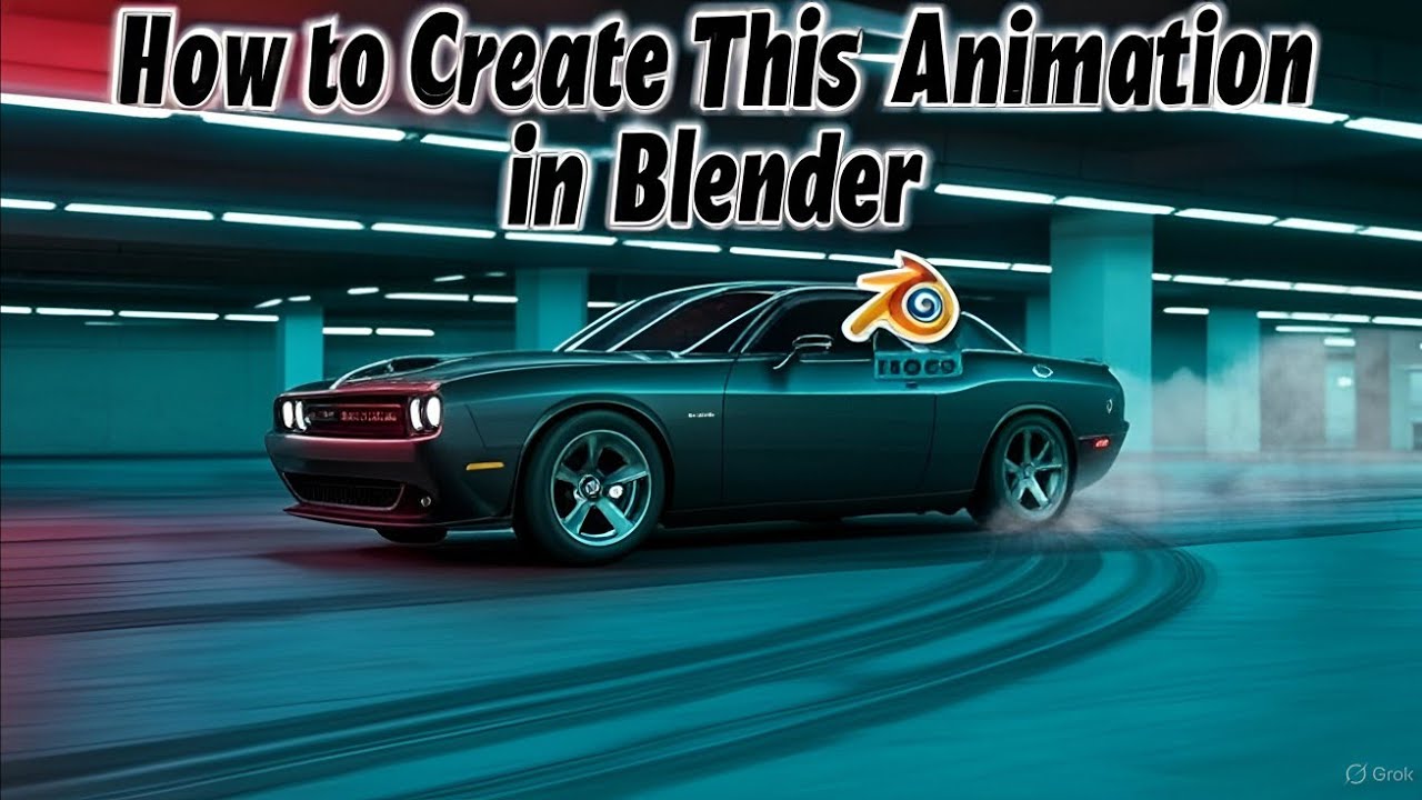Car Drift Animation Tutorial | Blender