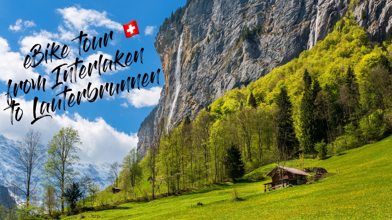 eBike tour from Interlaken to Lauterbrunnen🇨🇭and 🚁 🚲 Canyon Grail:ON CF 8 🌤️