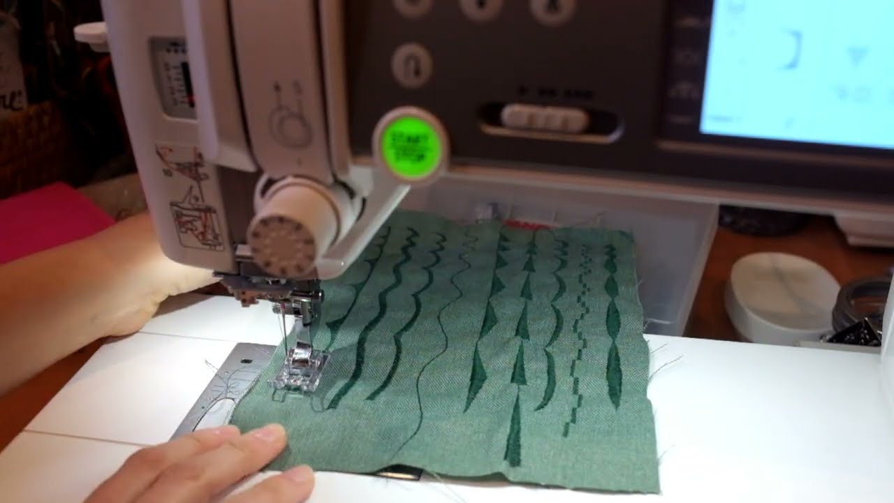 Elongation de points décoratifs sur la JANOME 6700P