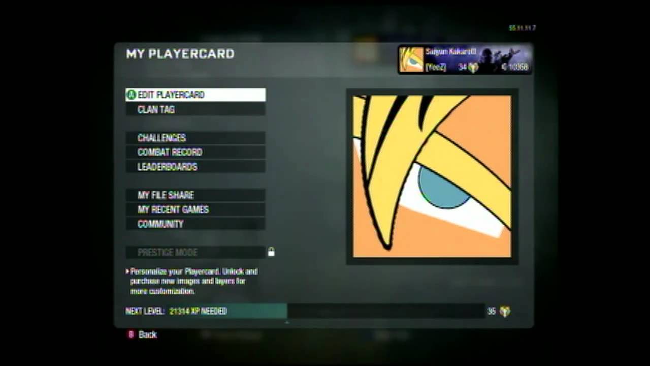 Call of Duty Black Ops: Dragon Ball Z Super Saiyan Goku Emblem