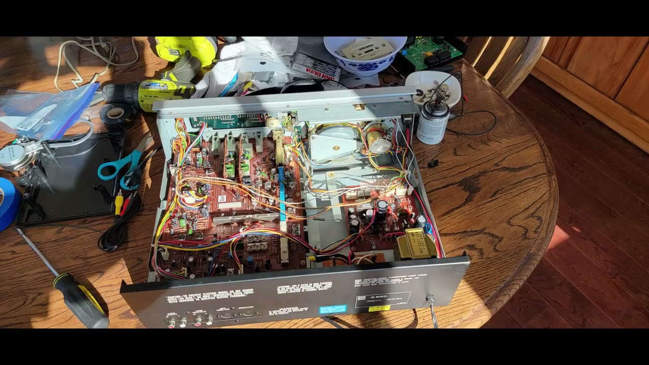 Dual C830 Cassette Deck Restoration Electrolytic Capacitors Testing part 2