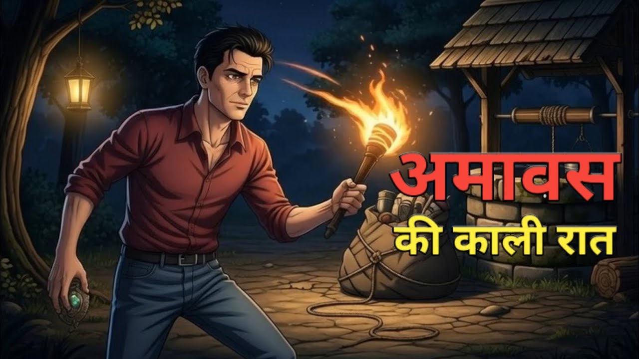 अमावस की काली रात || Hindi Horror Kahani || KidzZone Cartoon