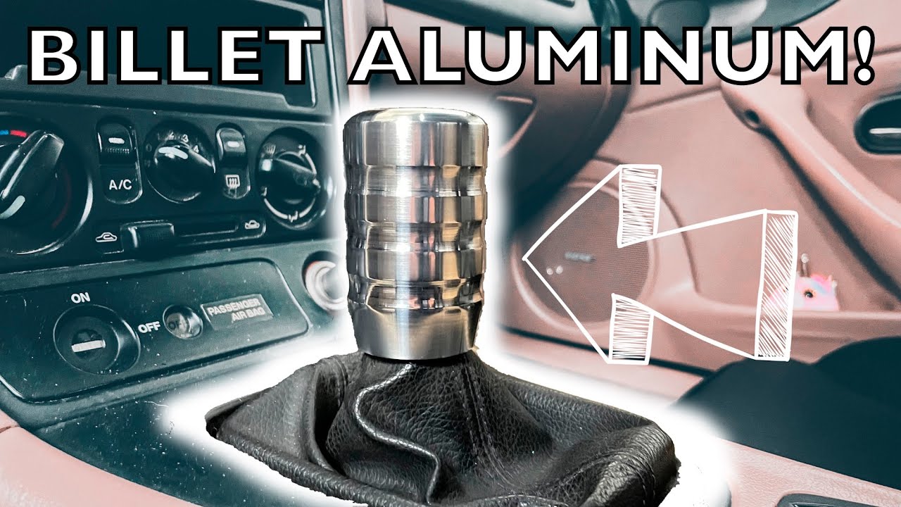CUSTOM BILLET shift knob EASY install for MIATA!