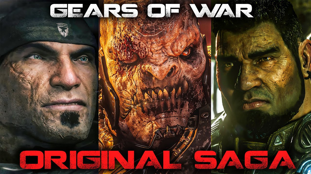 Gears of War Original Saga｜Full Game Playthrough｜4K|60