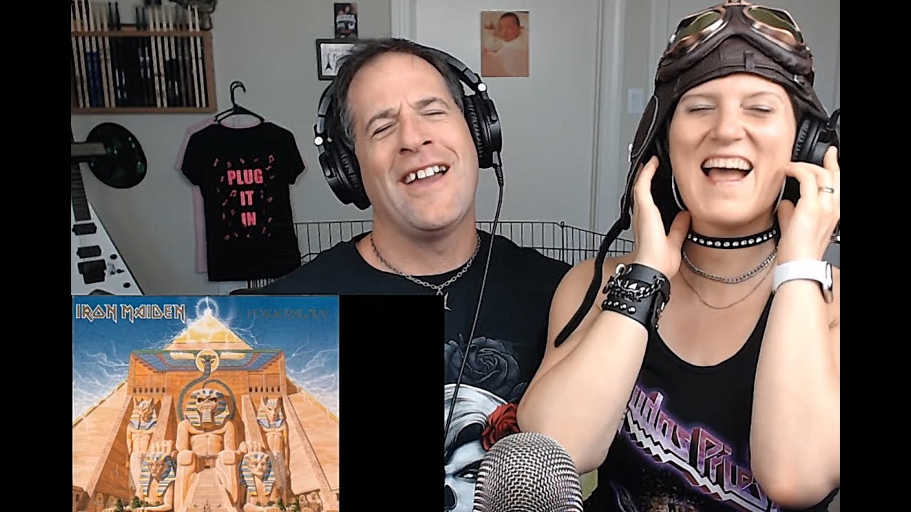 Iron Maiden (Powerslave) Kel-n-Rich's First Reaction as KEL DRIVES THE METAL BUS!!!
