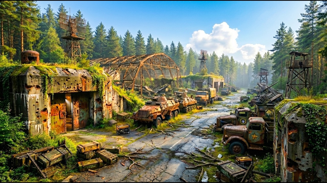 WW2 Abandoned Military Base in The Deep Forest Transforming Into $3,000,000 Luxury Villa | Part 1