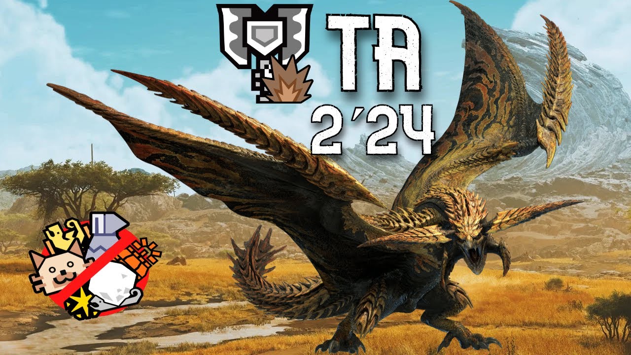 Rey Dau vs Charge Blade - [2´24] TA - Monster Hunter Wilds