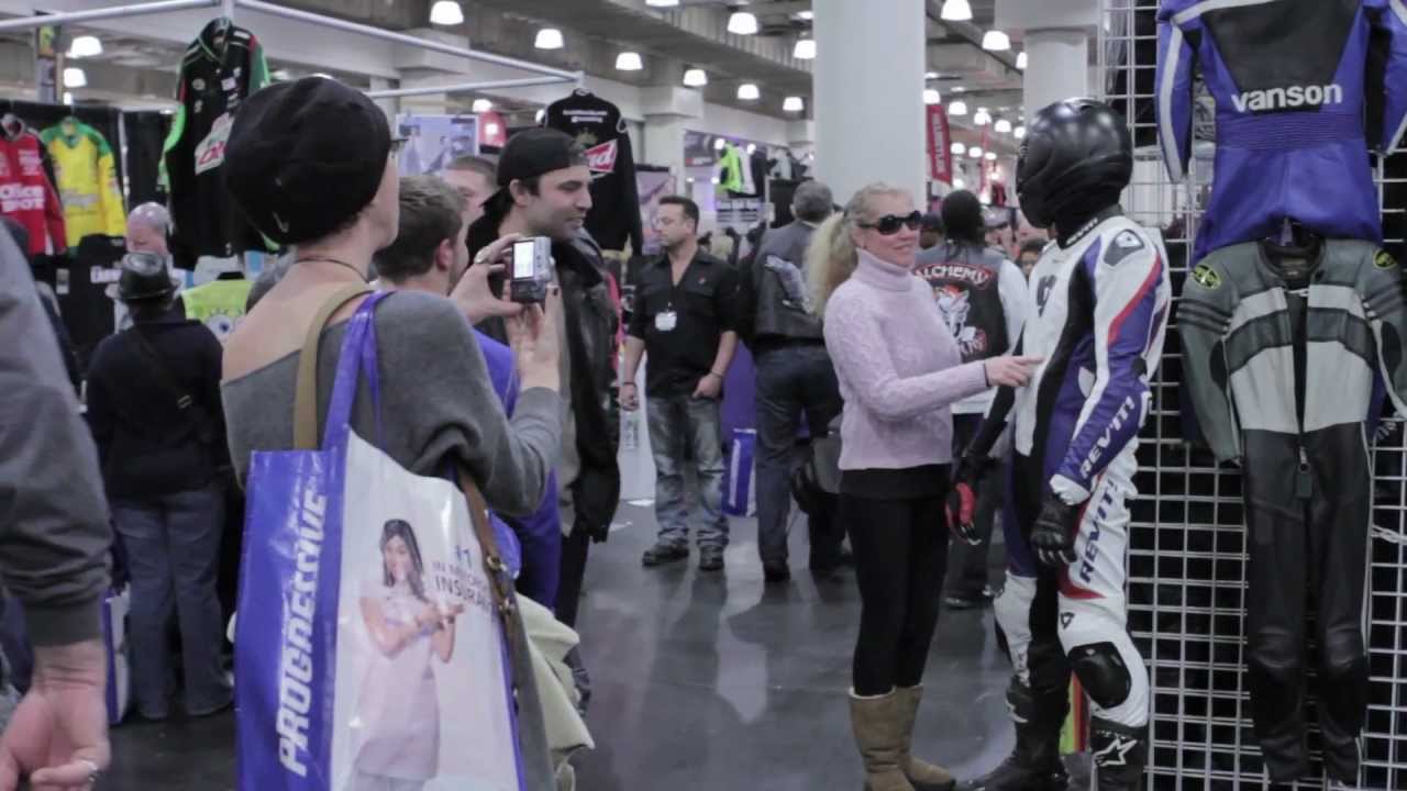 Motorcycle Mannequin Prank at the 2013 NYC Motorcycle Show
