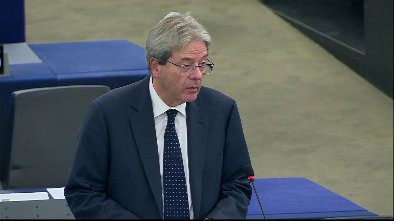 Paolo Gentolini EUdebates Economy and TAX fraud in the European Parliament in Strassbourg