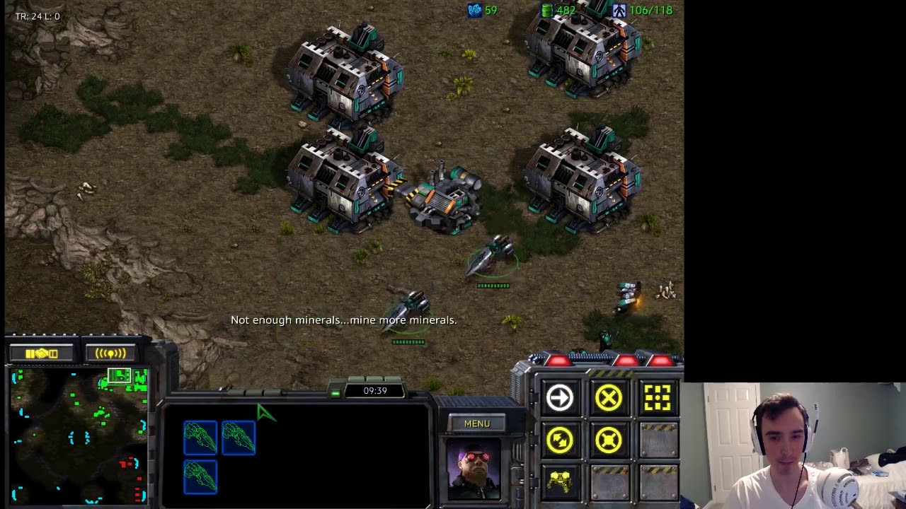 StarCraft Remastered - 1v1 (FPVOD) Nyoken (T) vs vs iRk-Oystein (Z) Fighting Spirit