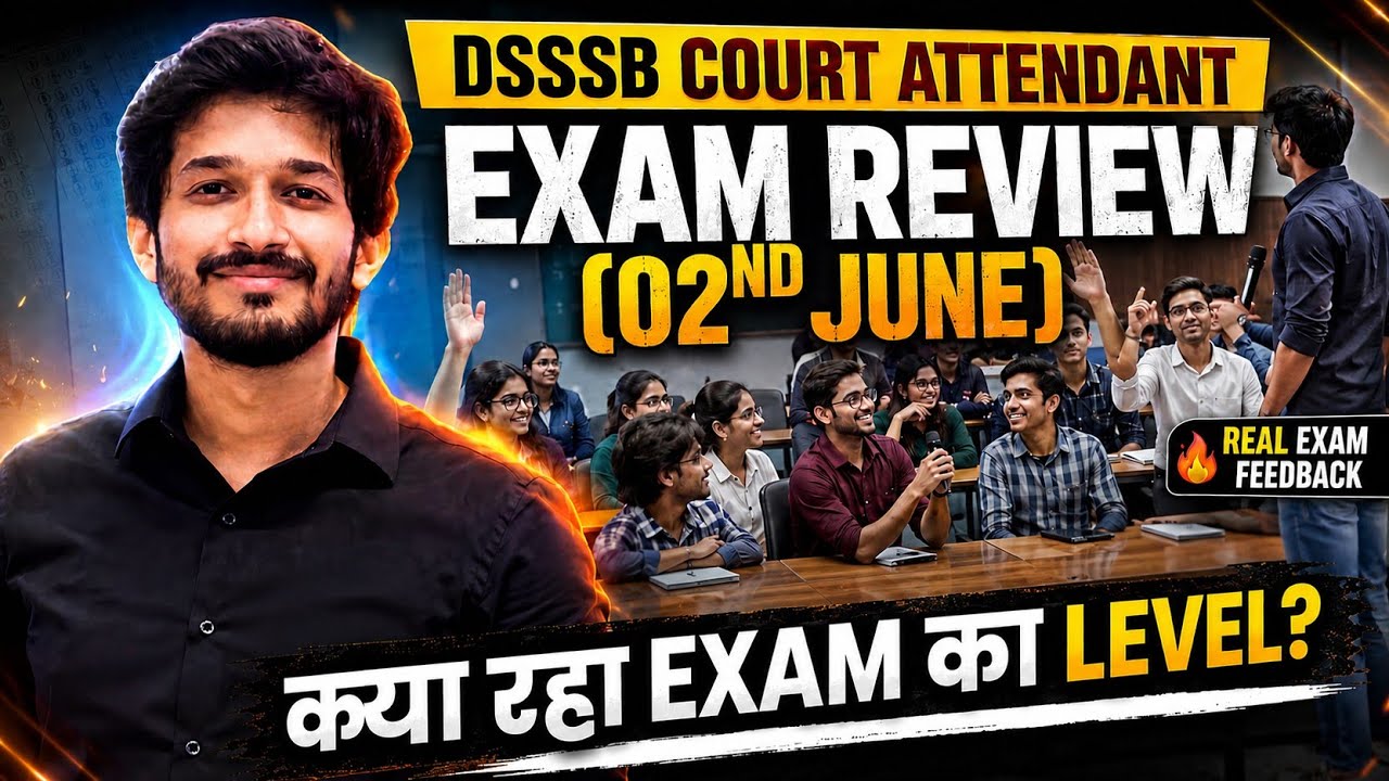 2 june 2026 Dsssb COURT Attendant Exam Review |Mic bnd ho gya tha |High court Attendant #dsssb 
