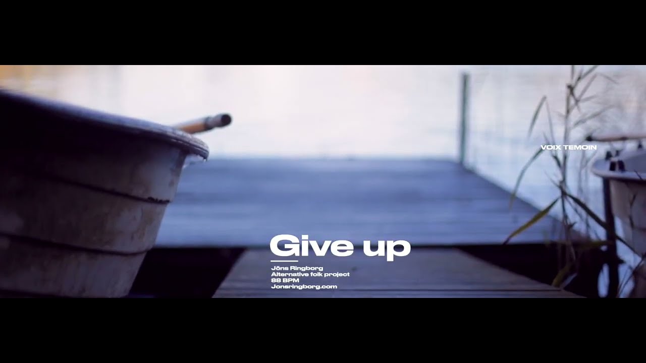 Give up - Alternative folk project - Jöns Ringborg (voix témoin) Lyon. France #folk