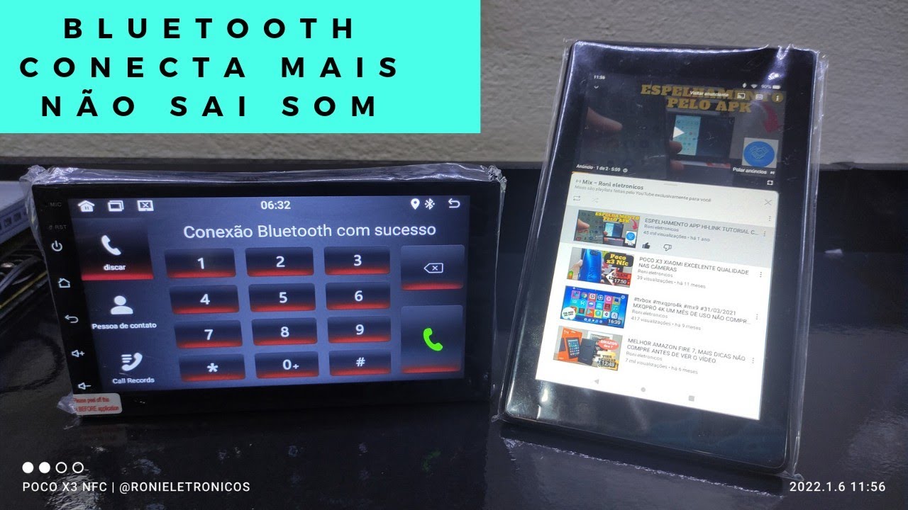 BLUETOOTH CONECTA MAIS NÃO SAI SOM #viral #bluetooth #laucher #som