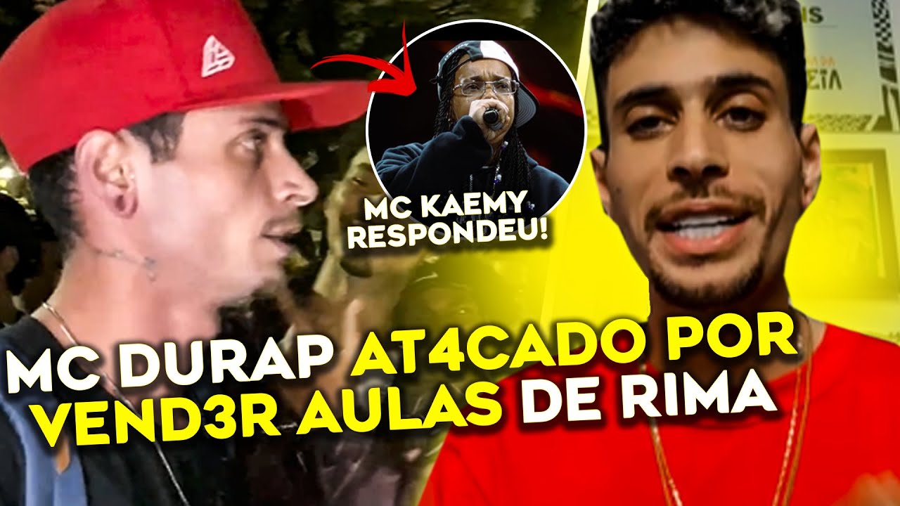 MC DURAP FOI CRITICADO por MC'S E P&Uacute;BLICO ao DECIDIR V3NDER AUL4S DE RIMA...