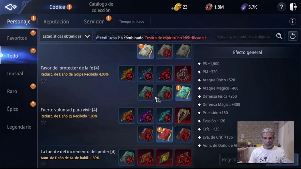 Actualizacion en Mir4 y arrancamos con 0 suerte.