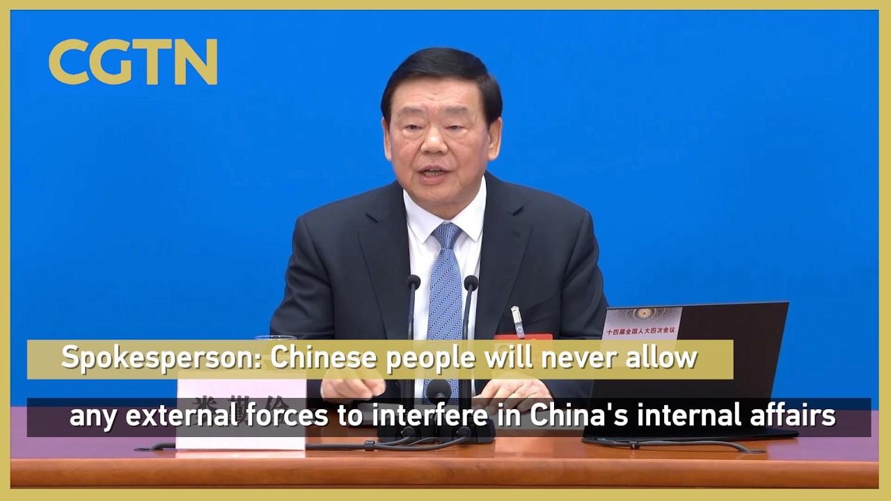 Chinese people will never allow any external forces to interfere in China's internal affairs