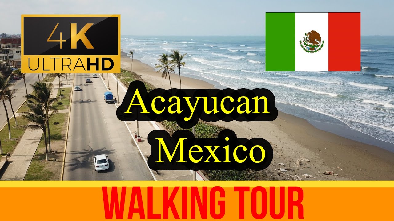 🇲🇽【4K 60fps】 Acayucan ~ Walking Tour - Mexico.
