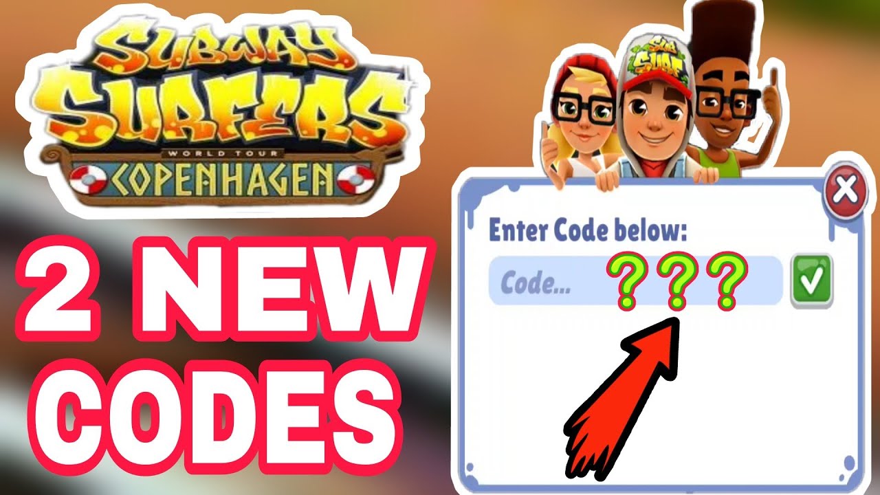 SUBWAY SURFERS COPENHAGEN PROMO CODES 2021 - SUBWAY SURFERS UNLOCK CODES - SUBWAY SURFERS CODES