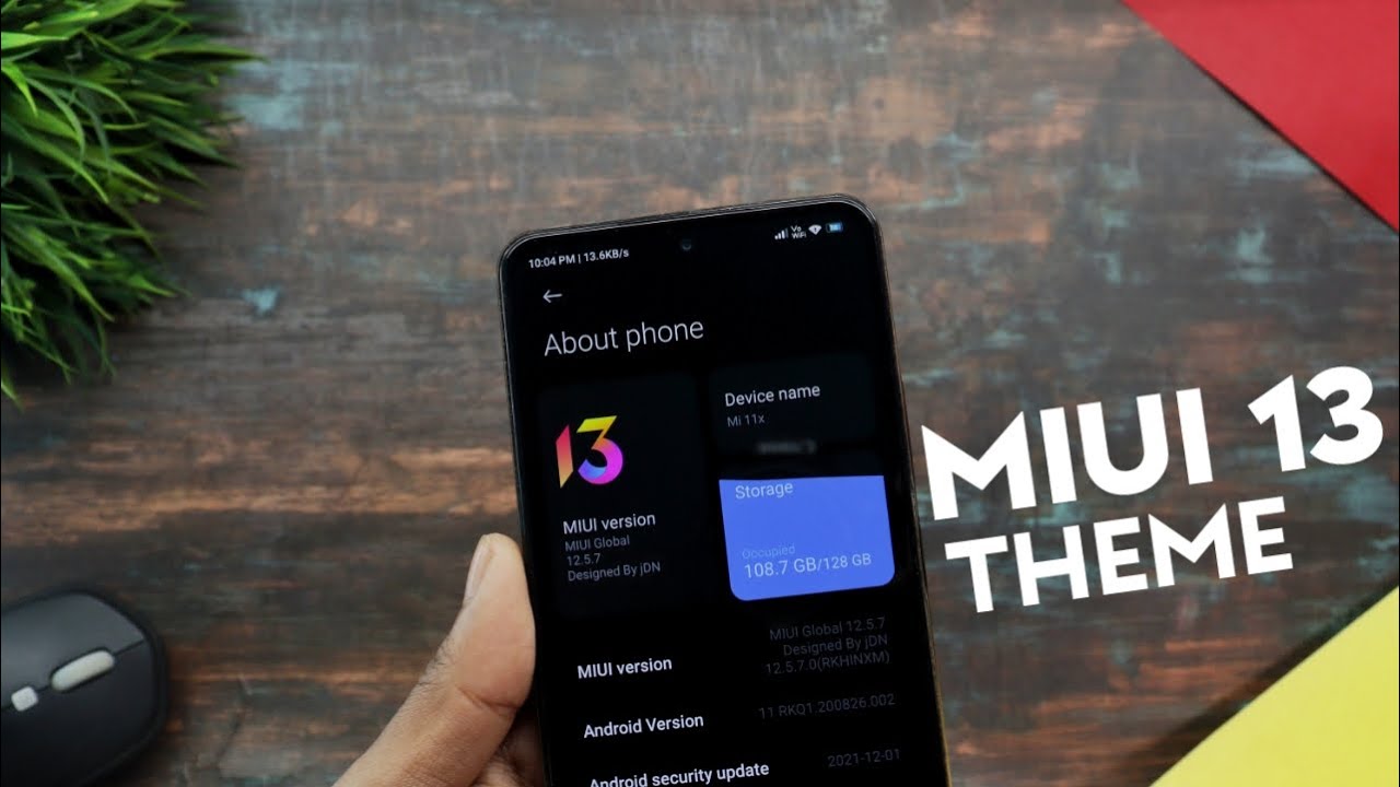 MIUI 13 Theme For Miui 12.5/Miui 12 | Miui 13 System Ui,Control Centre For Redmi & Poco Device