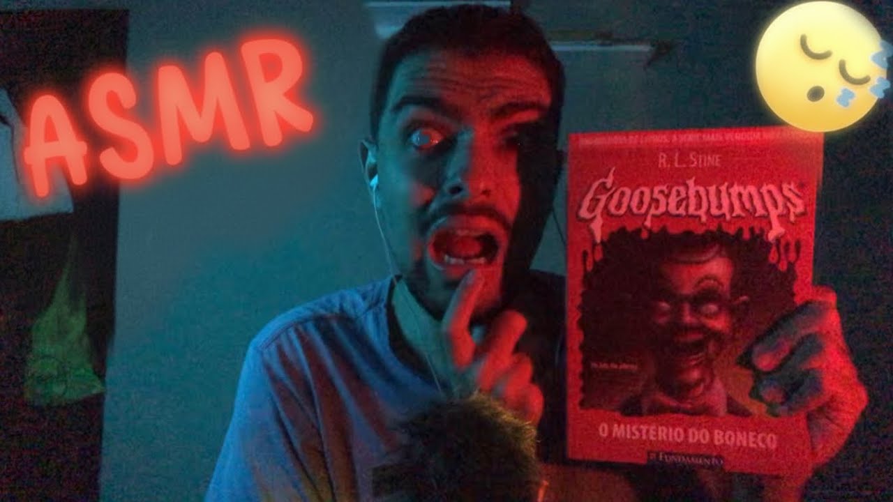 👻📚 O MISTÉRIO DO BONECO CONTINUA EM SUSSURROS (ASMR) lendo Goosebumps (O Mistério do Boneco) #2