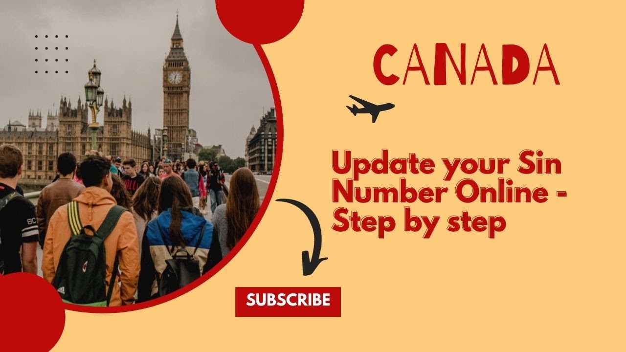 Update Sin Number online in Canada - Step by step instructions