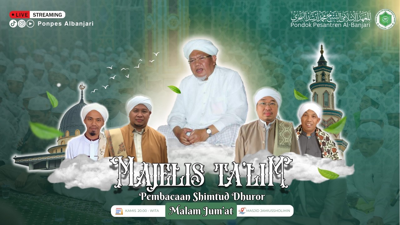 🔴[ LIVE ] Majelis Ta'lim Rutin Malam Jum'at Pembacaaan Maulid Shimtud Dhuror 12-FEBRUARI-2026