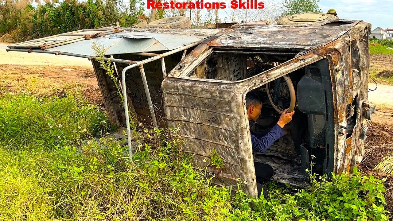 From Wreck to Wonder: Genius Restores Overturned, Rusted SUZUKI Truck // Restorations Skills
