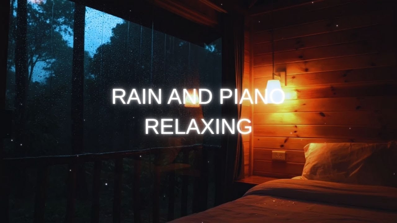 Soft Piano Music with Rain On Window 🌧️ Peaceful Sleep, Relaxing, Deep Sleep Music, Meditation #013