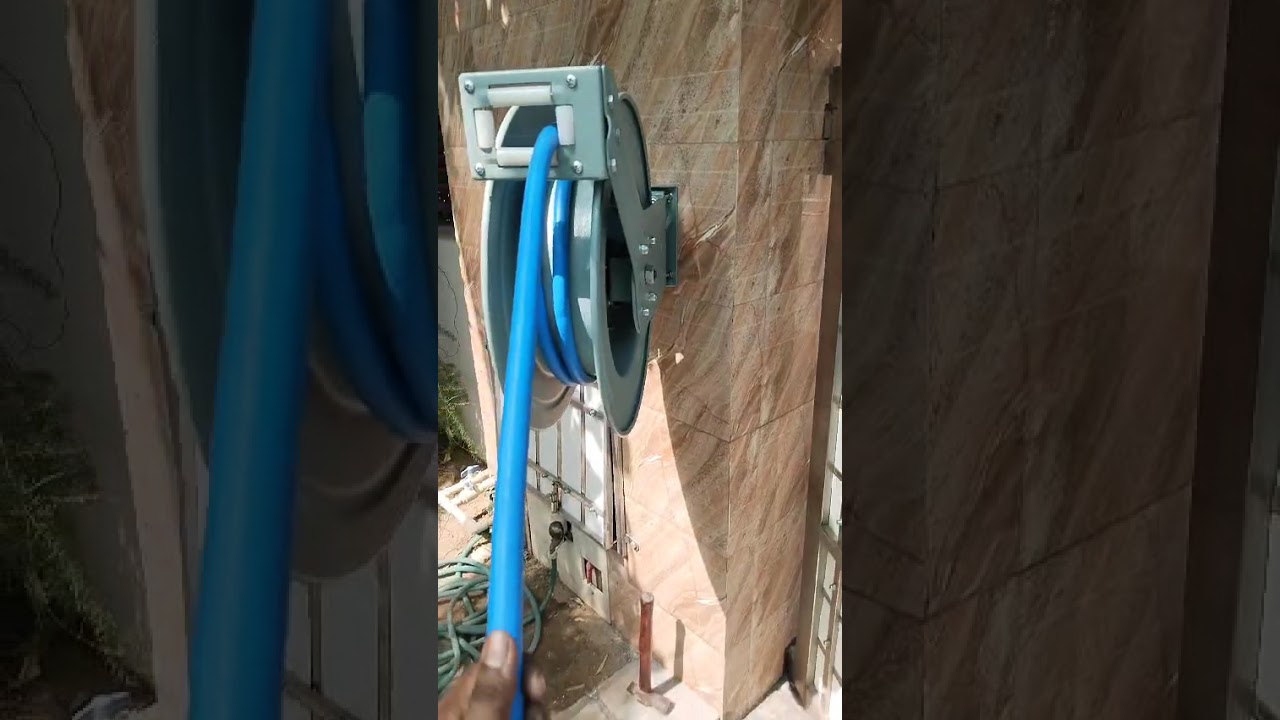 Zephyr Heavy Duty Auto Retractable Garden Water Hose Reel | Available on IndiaMART