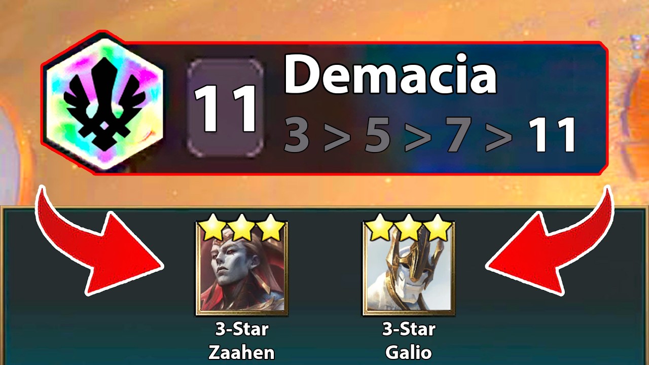 *World Record* 11 Demacia = All 3-Star !??