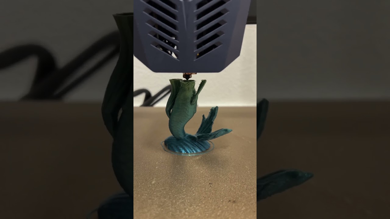 3D Printed Mermaid Figure!